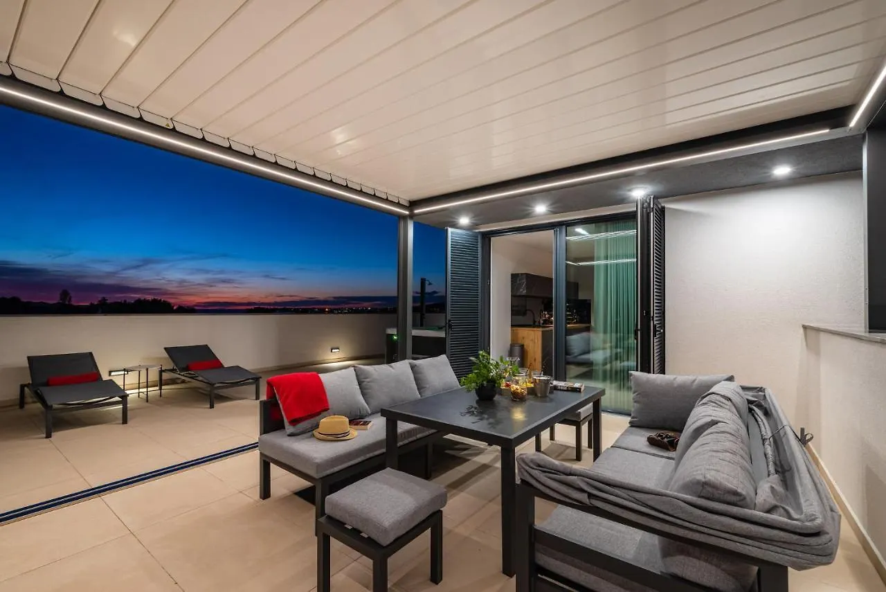Apartmán Penthouse Liv Sukošan Chorvatsko